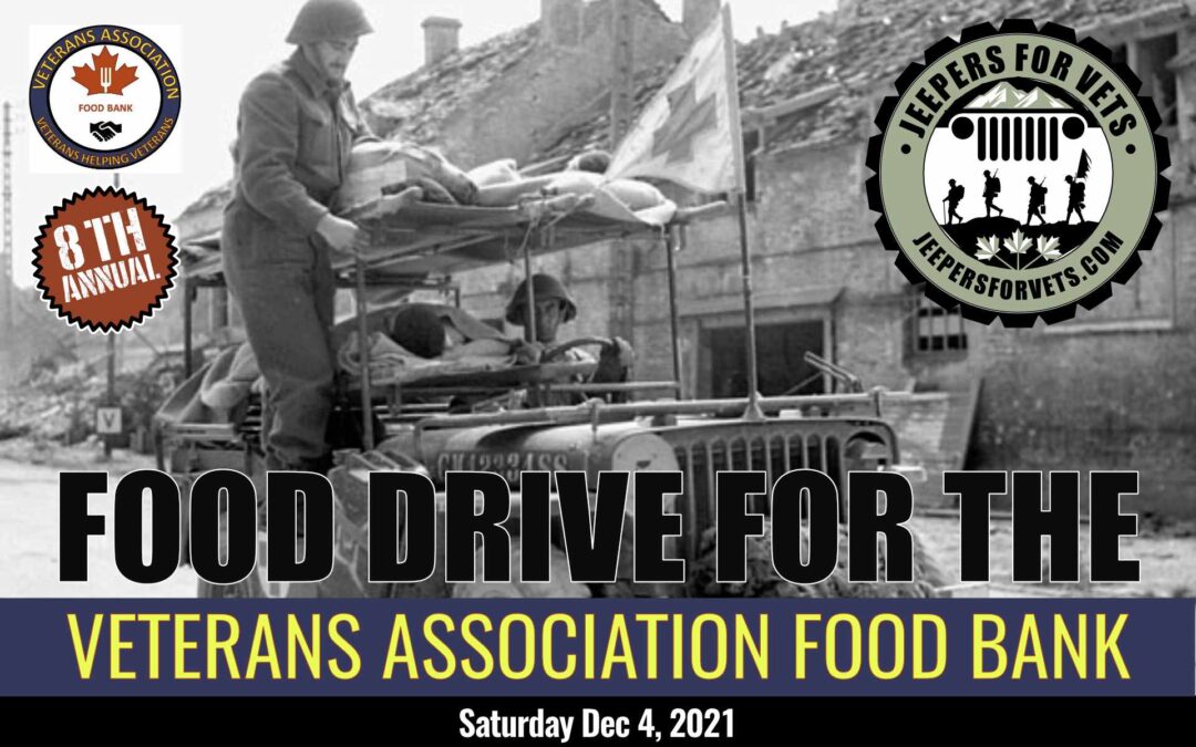 2021 Jeepers for Vets - year end food drive